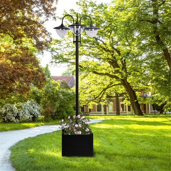 3-head Solar Lamp/Street Light /Outdoor Ready LED Lighting